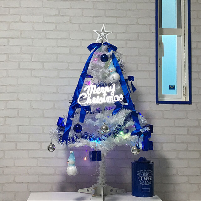 chikaaaaaの-クリスマスツリー led オーナメントセット 120 cm クリスマスツリーセット ホワイトツリー 全2色 ELE000010の家具・インテリア写真