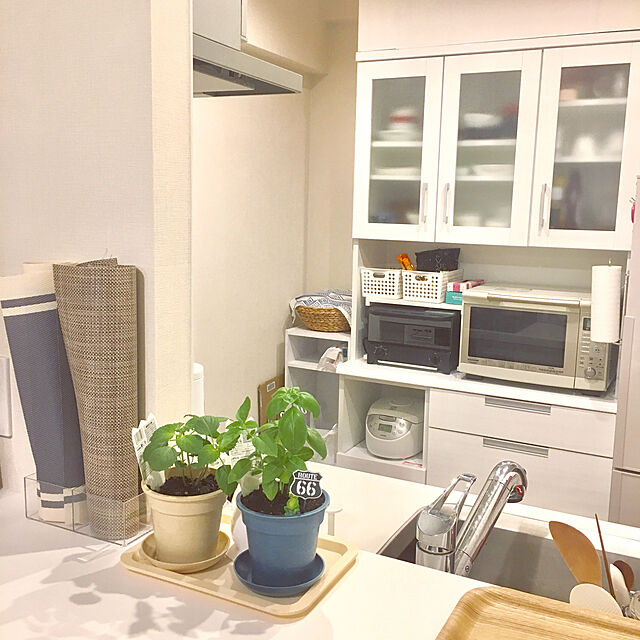 rikoのニトリ-キッチンボード(ダリア 100KB WH) の家具・インテリア写真