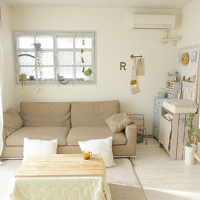 ai.のイケア-IKEA/イケア　GURLI　クッションカバー　ホワイト　50x50cmの家具・インテリア写真