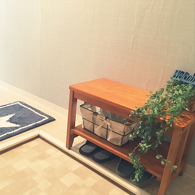 shihoの-木製の玄関ベンチ　60センチ幅　7．0kg[EB-603N]収納付き シューズラックの家具・インテリア写真