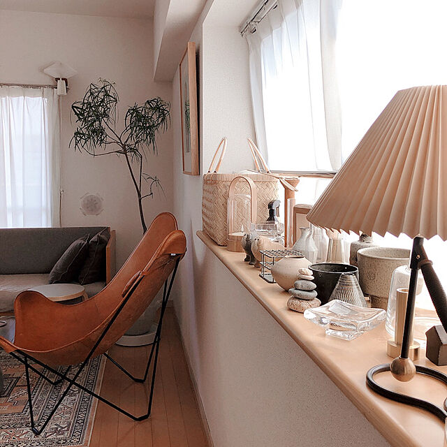 ko_yo_の-BKFチェア / PAMPA / cuero クエロ [ BKF Chair バタフライチェア リクライニングチェア 一人用 北欧 おしゃれ ]の家具・インテリア写真