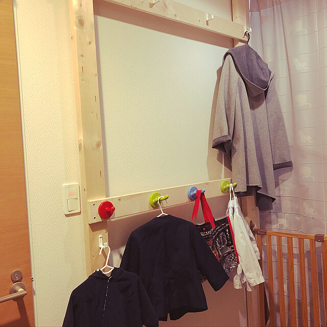 yumiのイケア-イケア KROKIG - ウォールフック, マルチカラー 3 ピース【201.933.33】IKEA通販の家具・インテリア写真