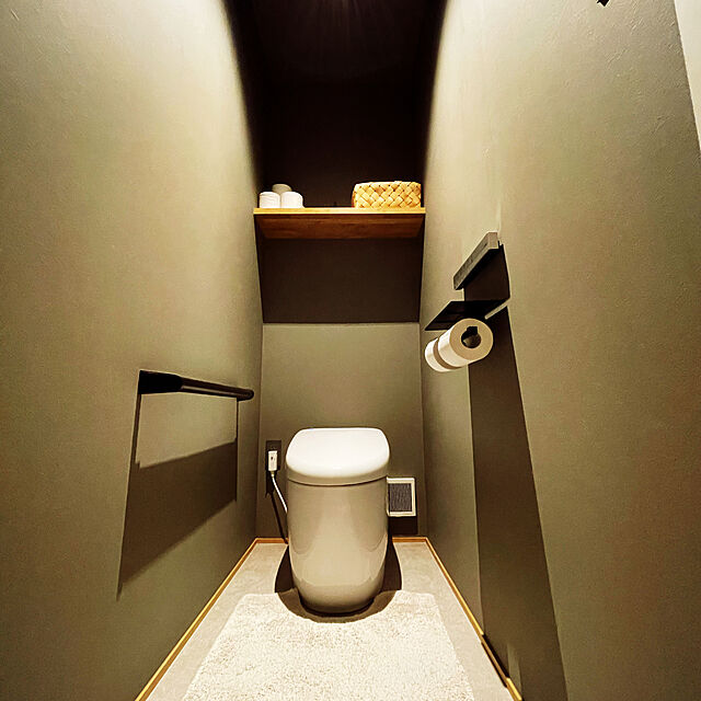 u888の-ウエスト トイレットペーパーホルダー mono 54M-N0002-SC トイレブース専用 シルバークロームの家具・インテリア写真