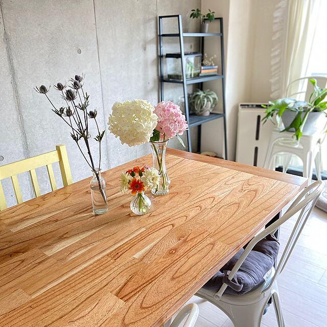 RealAliceの東谷-楽天スーパーSALE対象品 おしゃれ モデルルーム サロン カフェ テーブル ダイニングテーブル 木製 W180×D80×H72 ダイニングテーブルの家具・インテリア写真