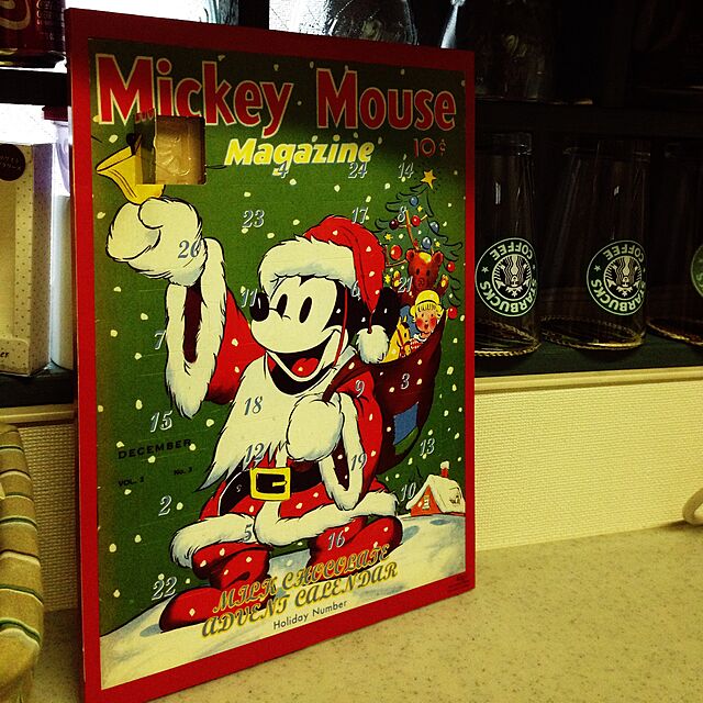 mini_mayの-ミッキーマウス　チョコレートのアドベントカレンダー　（ディズニー）の家具・インテリア写真