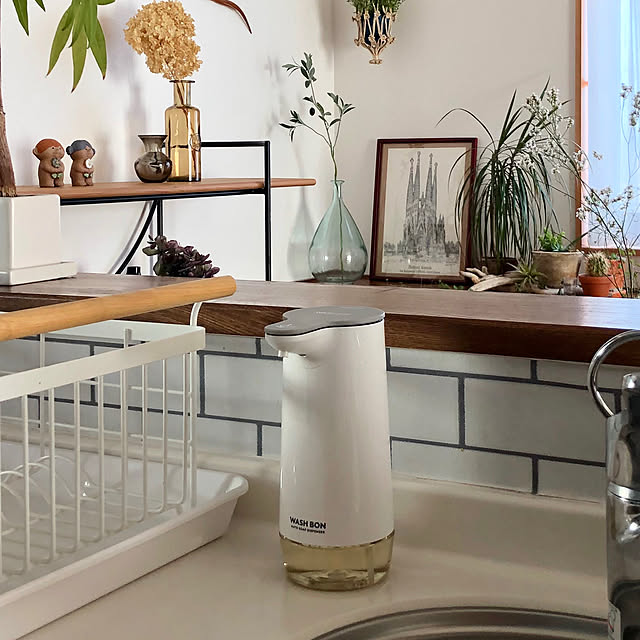 ディッシュスタンド ラック 天然木 購買