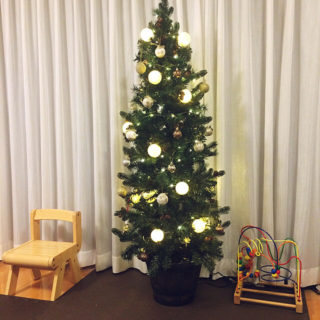 teratomoの-クリスマスツリー 北欧 おしゃれ プレミアムウッドベースツリー150cm オーナメント 飾り なし ポットツリー ヌードツリーの家具・インテリア写真