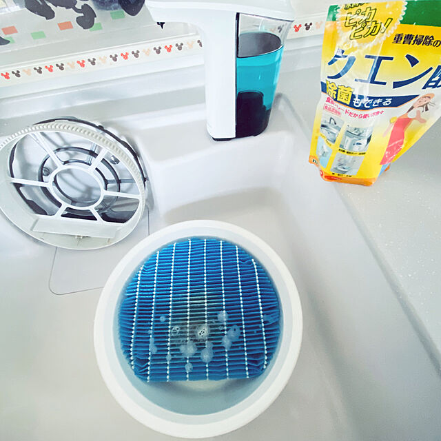 uki-uki77のAnyasun-Anyasun ソープディスペンサー 自動センサー 液体ソープボトル 非接触 自動センサー出液 500ml 5段階調整可 電池式 キッチン 食器洗い台 洗面所用 ホワイトの家具・インテリア写真