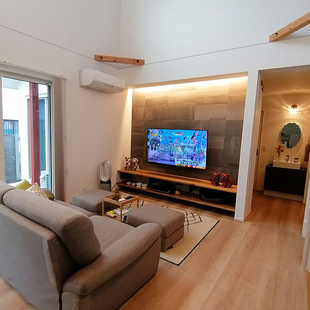 asukaのニトリ-スツール(Nポケット DR-BE) の家具・インテリア写真