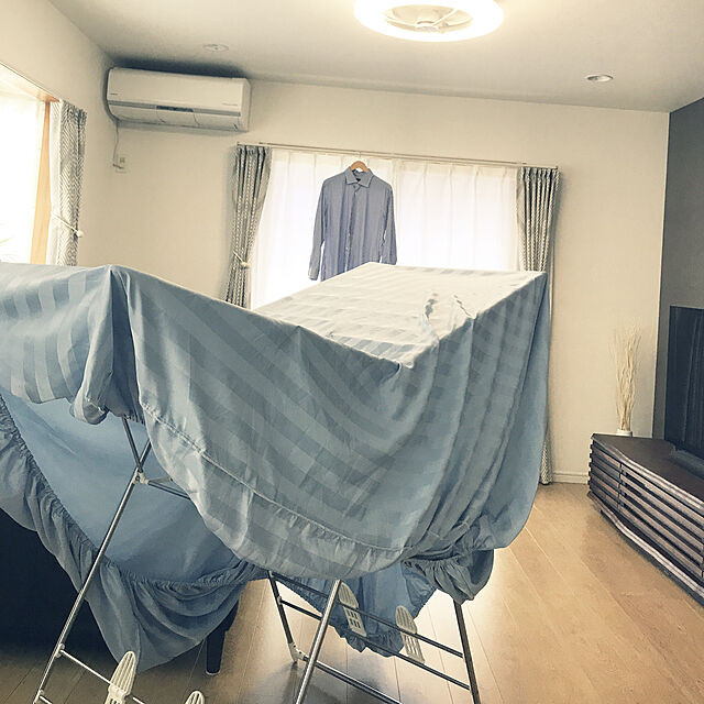 nikohareのニトリ-遮光2級カーテン(スロウ グレー 100X220X2) の家具・インテリア写真