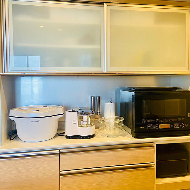 saki_aoiのシャープ-SHARP 水なし自動調理鍋 HEALSiO ヘルシオ ホットクック 2.4Lタイプ ホワイト系 KN-HW24G-Wの家具・インテリア写真