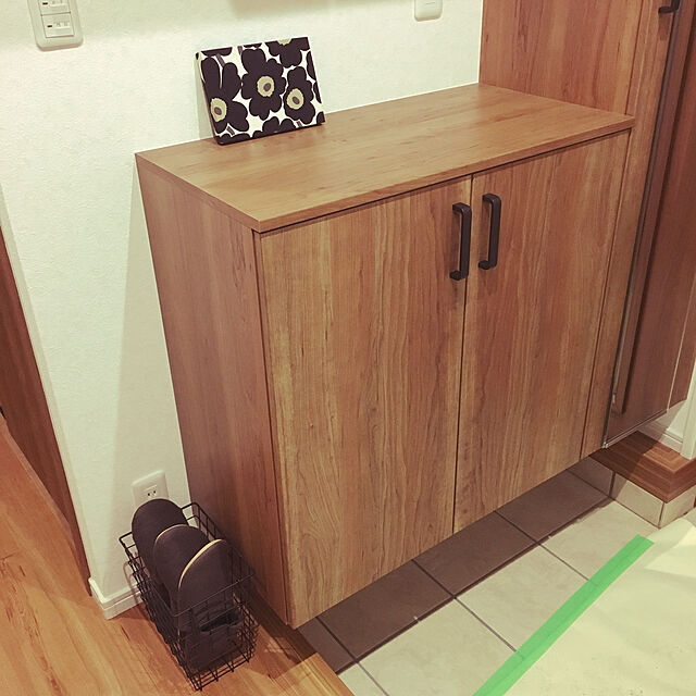 mokomukku0401の無印良品-麻綾織ソフトスリッパ・Ｌ／カーキの家具・インテリア写真