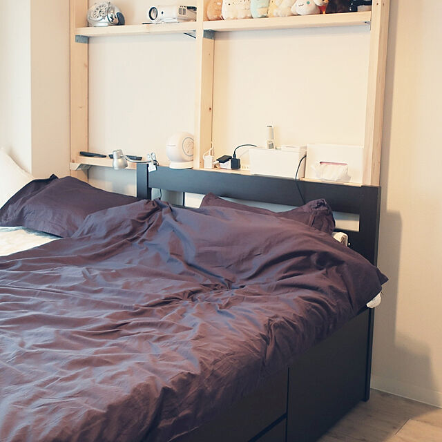 chokokiiのニトリ-枕カバー(サンドポイント3DGY) の家具・インテリア写真