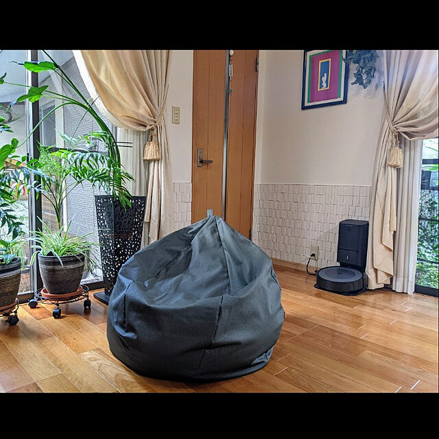 aromameの-【ハナロロ公式】ビーズクッション 人をダメにするソファ オニオン 170リットル スタイリスカバーセットの家具・インテリア写真