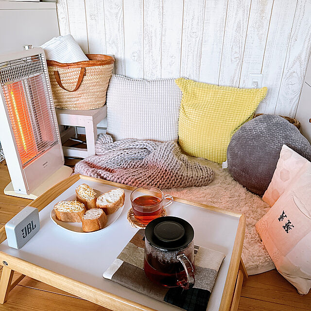 utahanaのイケア-VÅRELD ヴォーレルド クッションカバーの家具・インテリア写真