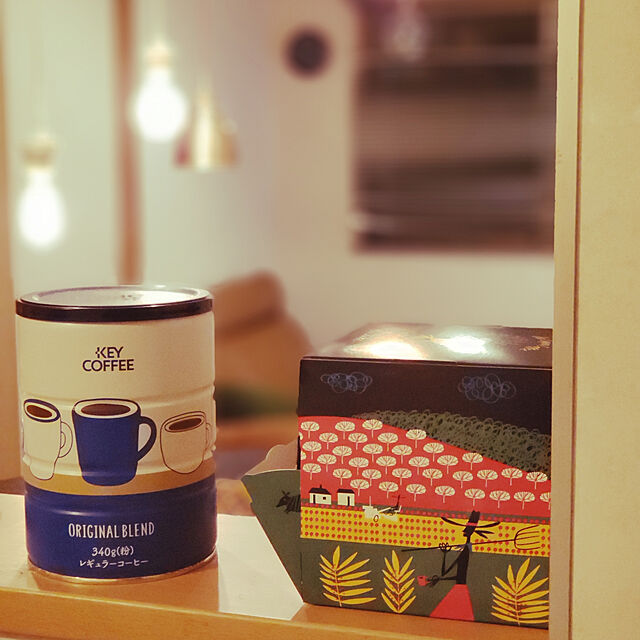 l..tomesanの-【コーヒー粉】キーコーヒー オリジナルブレンド デザイン缶 1缶（340g）の家具・インテリア写真