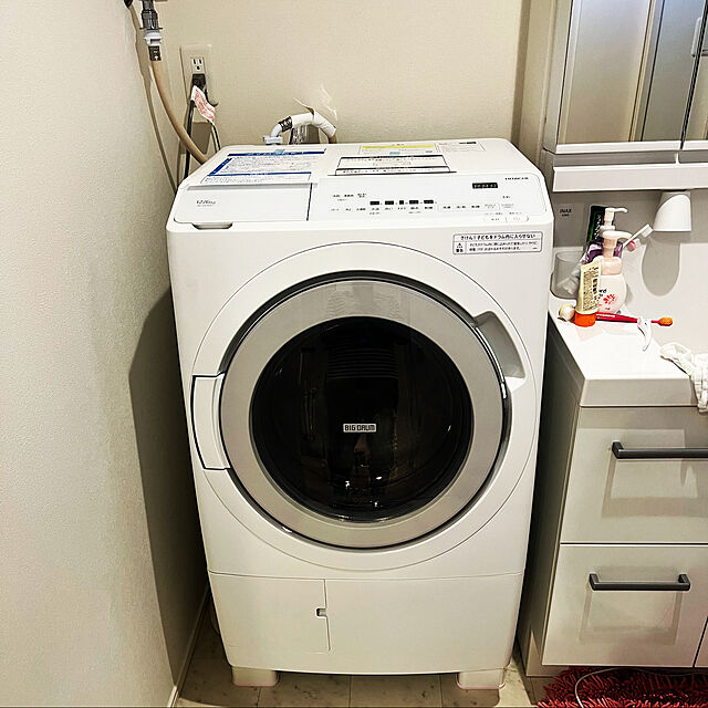 elnoの-日立　HITACHI　ドラム式洗濯乾燥機 洗濯12.0kg 乾燥6.0kg 左開き　BD-SV120HL-W ホワイト（標準設置無料）の家具・インテリア写真