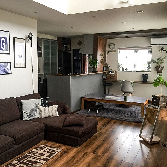keryomamのニトリ-ダイニングチェア(ヘンリー GY) の家具・インテリア写真