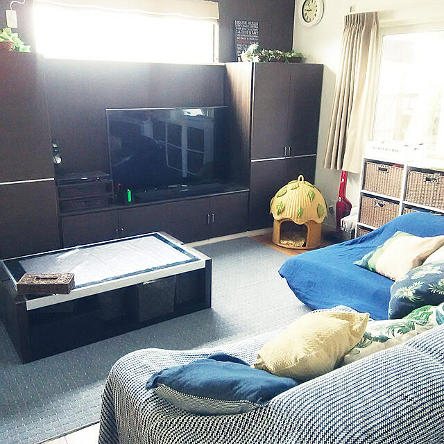 Nashuryueのニトリ-センターテーブル(エミューズ2 F DBR) の家具・インテリア写真