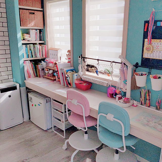 超目玉 【IKEA】子供用デスクチェア VIMUND ヴィムンド ターコイズ