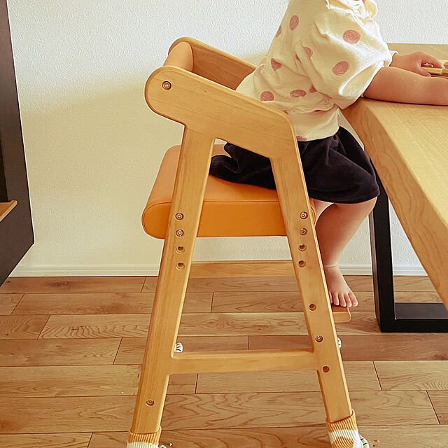 piyomonの市場-na-ni なぁに High Chair　キッズハイチェア 【ノベルティ対象外】 キッズチェア ハイチェア 子供　椅子 こども 椅子 シンプル 天然木 ナチュラル 木製 ベビーチェアの家具・インテリア写真