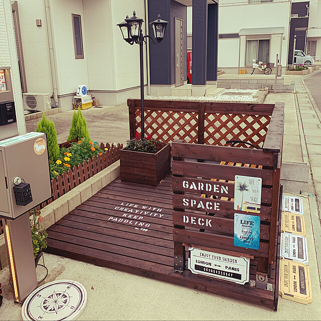 akipuの-【送料無料】ガーデンステップ コンパス [庭/ガーデニング/飛石/アクセント/磁石/かわいい/おしゃれ]の家具・インテリア写真