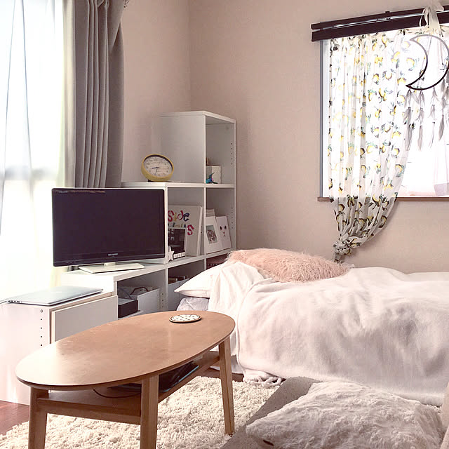 yu_roomのニトリ-パーティションラック(セパロ ST-WH) の家具・インテリア写真