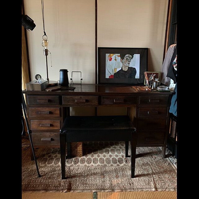 rasutarouのIKEA (イケア)-ＩＫＥＡ/イケア KRYSSMAST：テーブルランプベース40 cm ニッケルメッキ（104.056.32）の家具・インテリア写真
