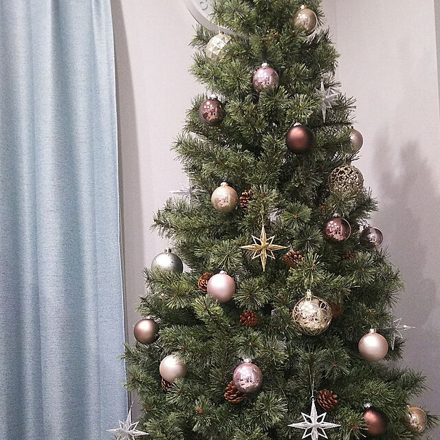 yuiの-創業70年老舗クリスマスツリー専門店 CHRISTMAS X’mas クリスマスツリー 装飾 飾り クリスマス オーナメント ソリッドスター シルバー クリスマスオーナメン…の家具・インテリア写真