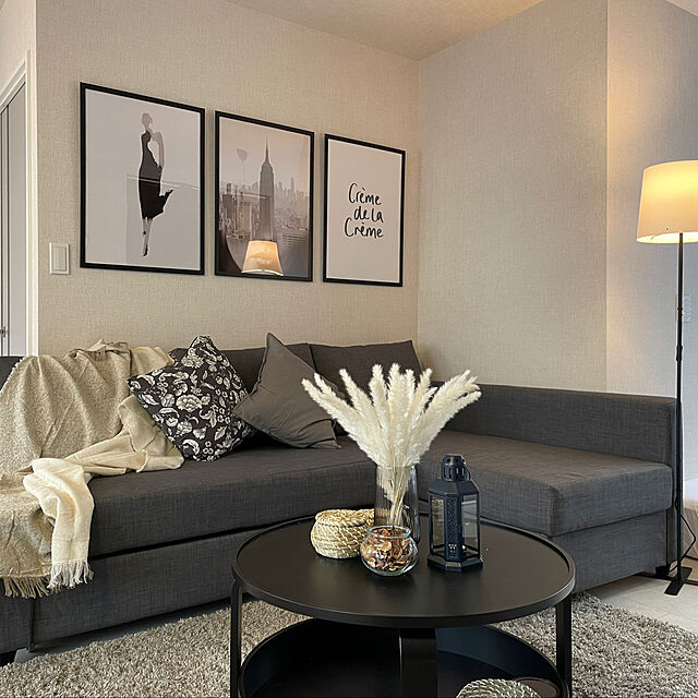 HirosHouseのイケア-LINDBYN リンドビーン ミラーの家具・インテリア写真