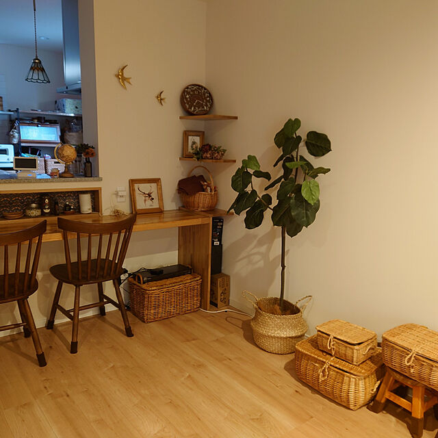 anri193の-studio CLIP 柳ハンドルバスケットM スタディオクリップ バッグ かごバッグ ベージュの家具・インテリア写真