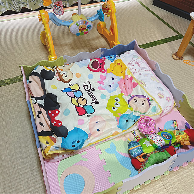 natsumaruのニトリ-Nパズルマット 9枚入り ふち付き(アニマル4) の家具・インテリア写真