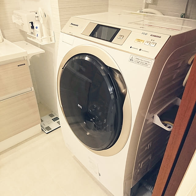 sakamo0829のパナソニック-パナソニック ななめドラム洗濯乾燥機 11kg 右開き クリスタルホワイト NA-VX9900R-Wの家具・インテリア写真