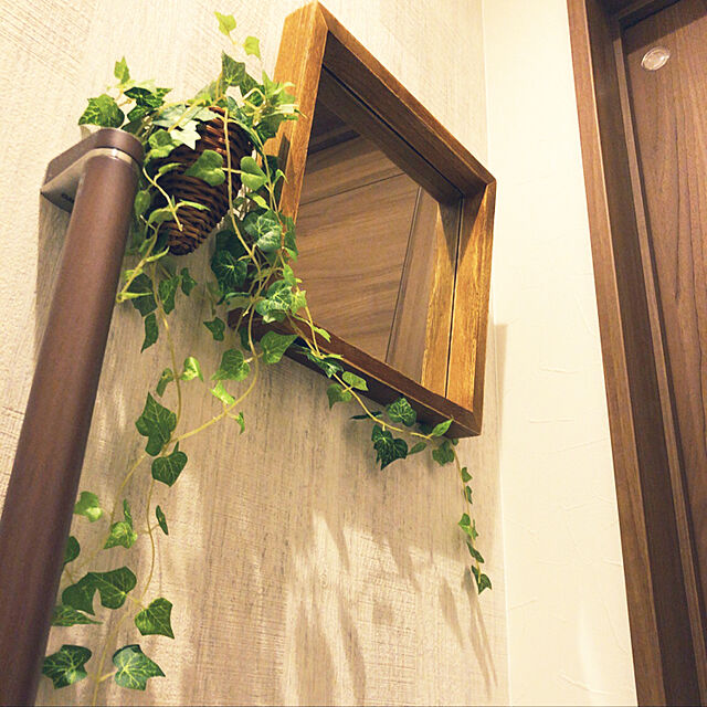 nagisaanyaのLifeStyleFunFun-ANTE(アンテ)　アンティークミラー ウッドフレーム 幅30cmの家具・インテリア写真