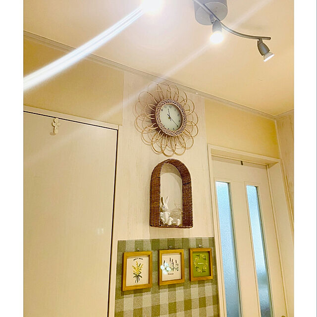 mo-nosukeの-salut!(サリュ) ライフスタイル 柳フラワー時計 その他の家具・インテリア写真