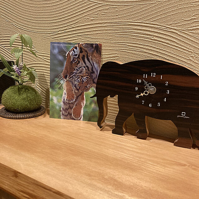 conomiのヤマト工芸-ヤマト工芸 置き時計 シャドウ S ゾウ YK10-105の家具・インテリア写真