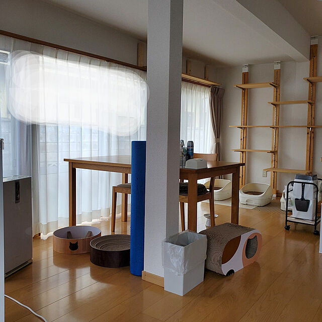 makoの-ラブリコ 2×4 アジャスター LABRICO ツーバイフォー SPF材 DIY 棚 壁 取り付け 壁面収納 北欧 インテリア 賃貸住宅 初心者 簡単 ナチュラル シンプル おしゃれの家具・インテリア写真