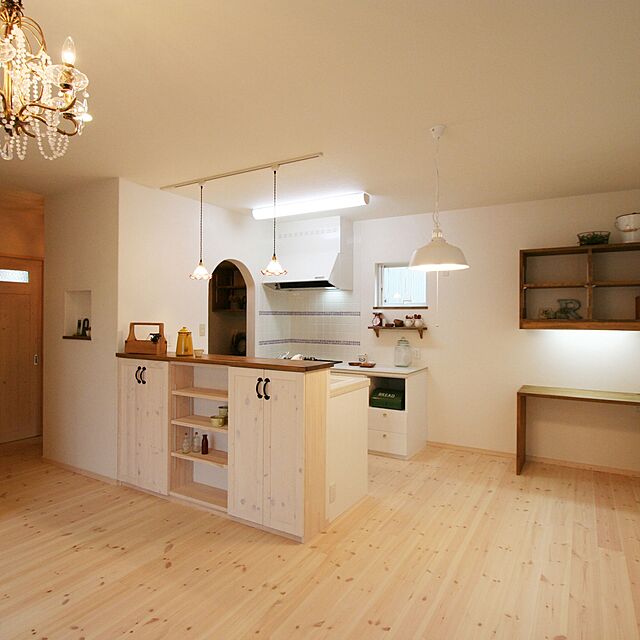 wisteriaの-AXCIS（アクシス）ホームステッド（Homestead）　ミルクグラス シェード レッドリムの家具・インテリア写真