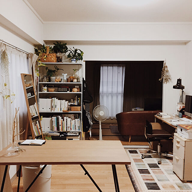 zumi08xxの無印良品-オーク材ミラー・大の家具・インテリア写真