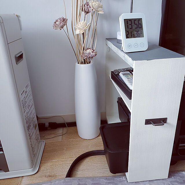 akimameのIKEA (イケア)-ＩＫＥＡ/イケア SLATTIS：クロック 湿度計/温度計付き ホワイト （103.163.77）の家具・インテリア写真