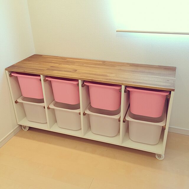 Masashi_RJのイケア-【IKEA/イケア/通販】 TROFAST トロファスト 収納ボックス, ピンク(c)(60141672)の家具・インテリア写真