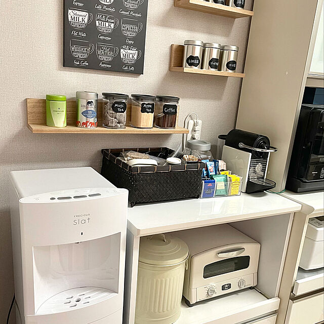 onsen-_-tamagoのNespresso(ネスプレッソ)-ネスプレッソ コーヒーメーカー ピクシークリップ ホワイト&コーラルレッド D60WRの家具・インテリア写真