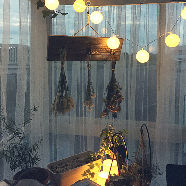 mamaの-salut!(サリュ) LEDコットンボールライト PKMIXの家具・インテリア写真