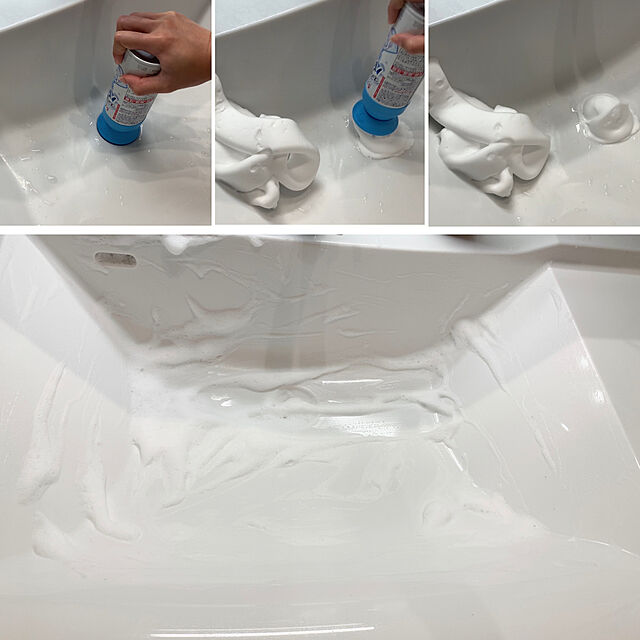 Rieのアース製薬-らくハピ マッハ泡バブルーン 洗面台の排水管 洗面台の洗浄剤 [200mL]の家具・インテリア写真