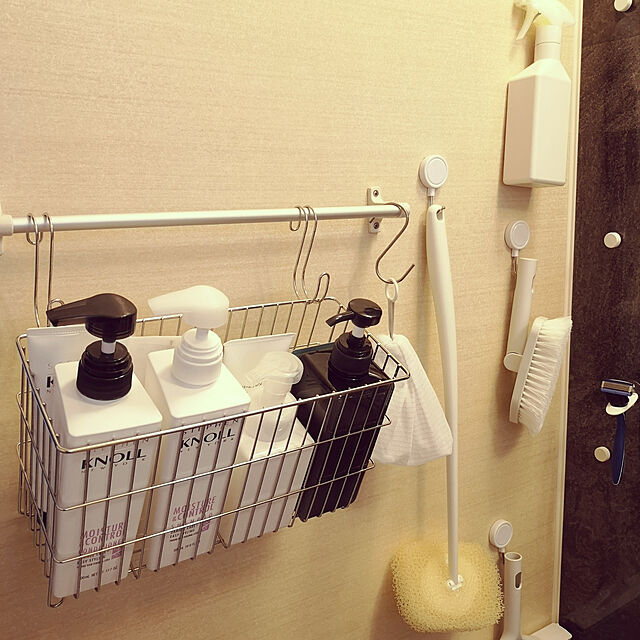kanaの無印良品-ＰＥＴ詰替ボトル・ホワイト クリアグレーの家具・インテリア写真
