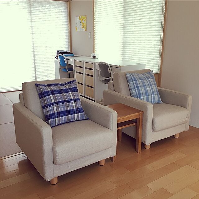 Maiの無印良品-ソファ本体・スリムアーム・１シーター・ウレタンクッションの家具・インテリア写真