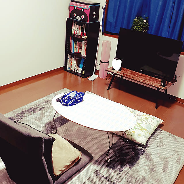 miyabiのニトリ-ウレタン入りジャガード織りラグ(ミックスラインo 200X240) の家具・インテリア写真