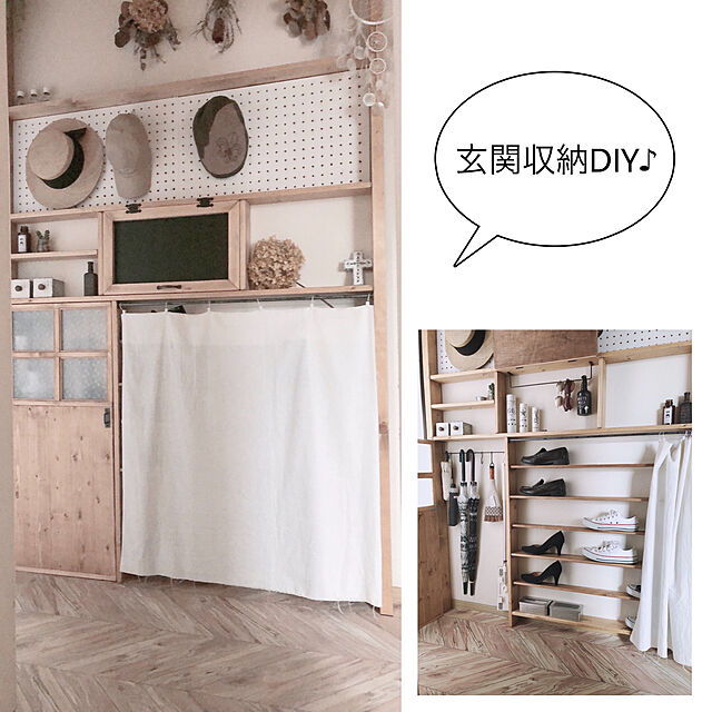 mihoの-LABRICO IRON(ラブリコ アイアン) 2×4 アジャスター ホワイト(IXO-1)の家具・インテリア写真
