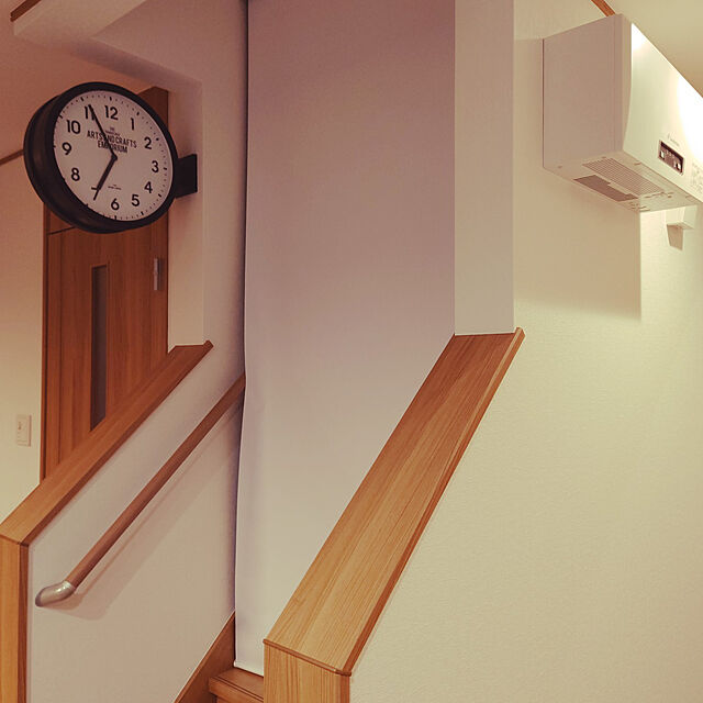 HISAの-壁掛け時計 掛け時計 おしゃれ かわいい オシャレ 両面時計 ダブルフェイス 置き時計 かけ時計 壁時計 ウォールクロック 静音 インテリア スイープムーブメントの家具・インテリア写真