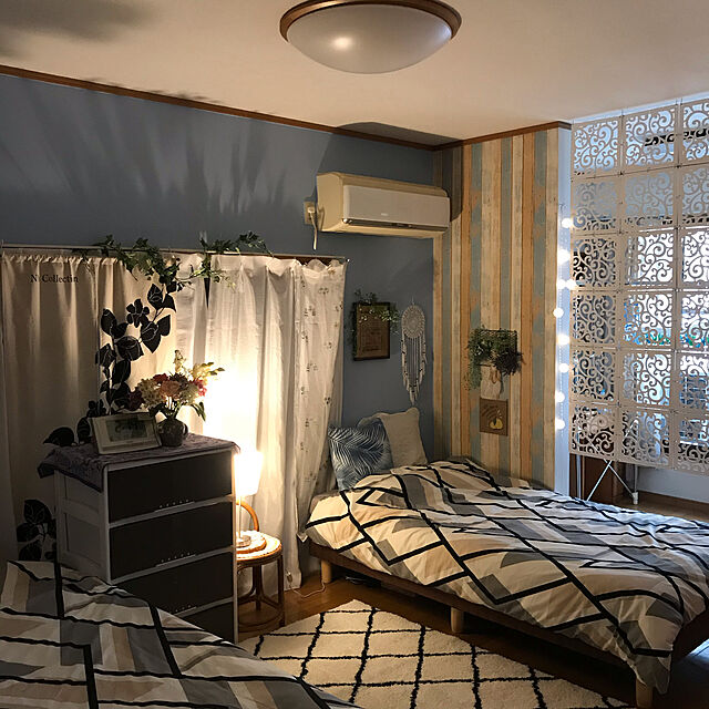 seana3761のニトリ-掛け布団カバー シングル(レナ S) の家具・インテリア写真